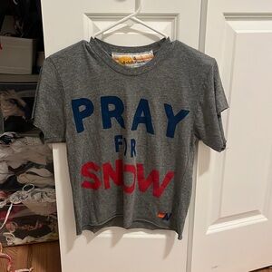 AVIATOR NATION PRAY FOR SNOW TEE